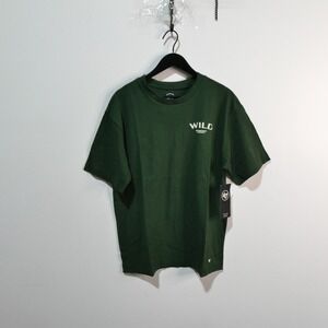 Minnesota Wild Shirt Mens Medium '47 Brand Green NHL Hockey Cotton New